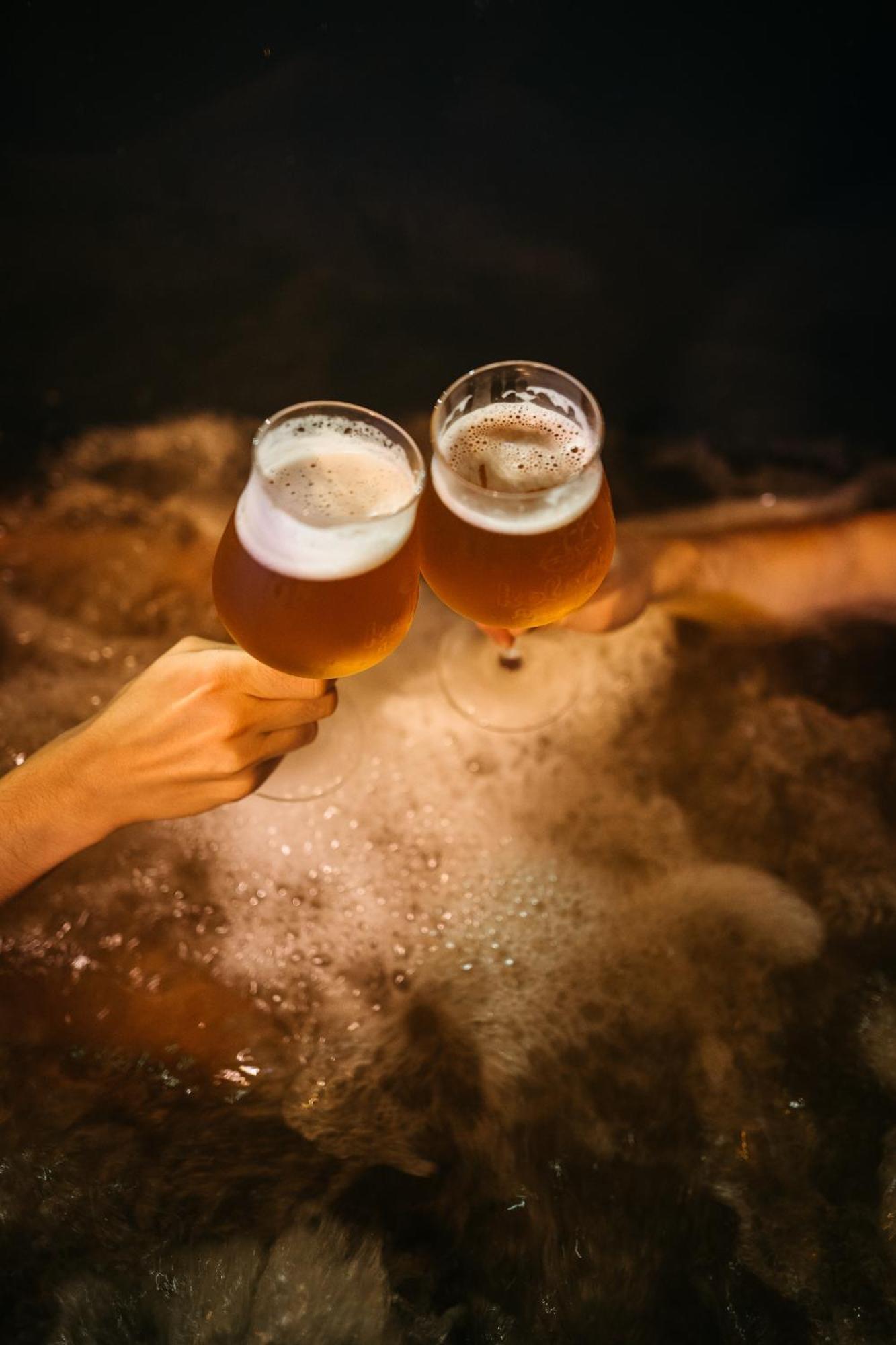 Ankerbraeu Ferienwohnungen Brauerei Bierbad 施泰纳赫 外观 照片