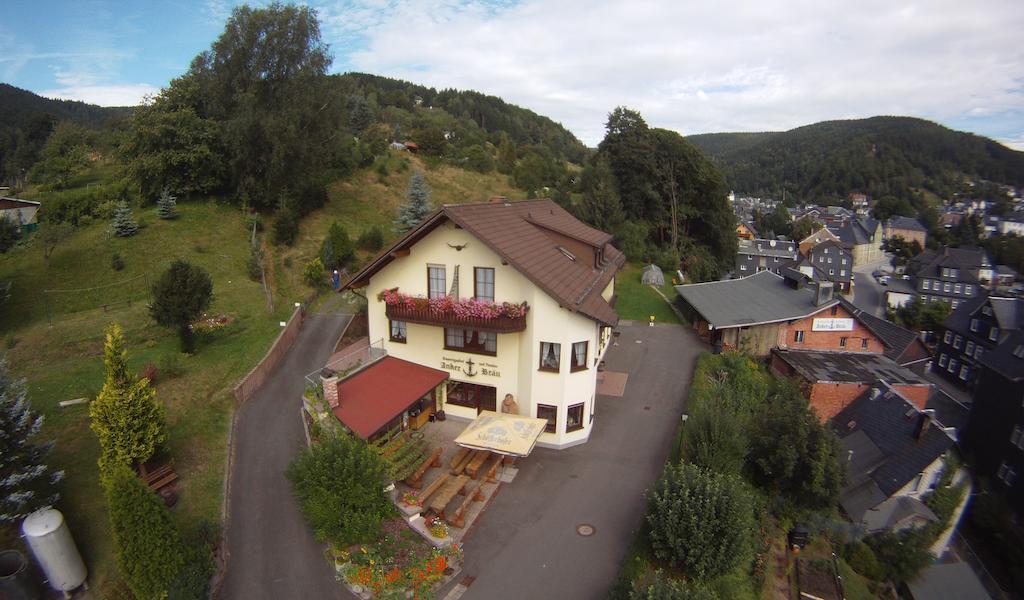 Ankerbraeu Ferienwohnungen Brauerei Bierbad 施泰纳赫 外观 照片