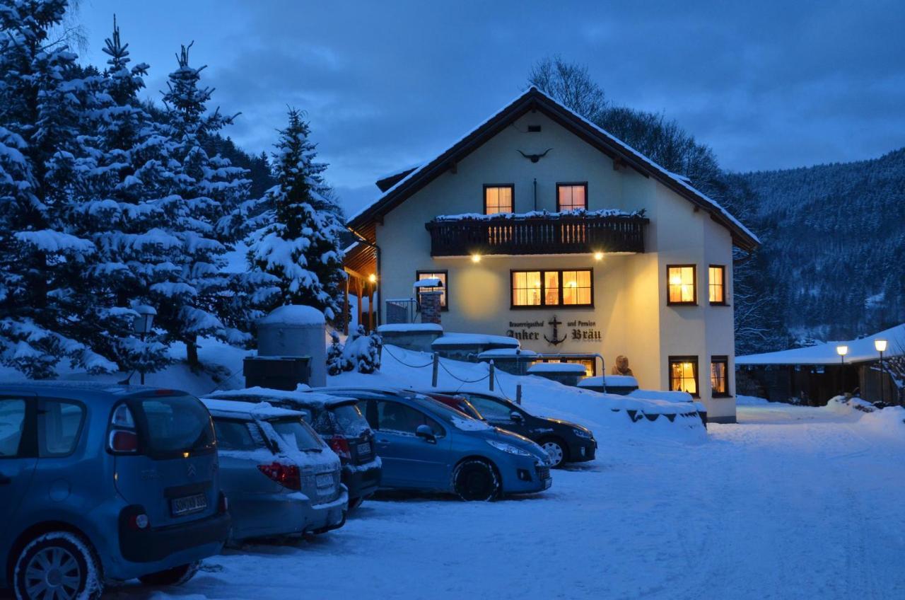 Ankerbraeu Ferienwohnungen Brauerei Bierbad 施泰纳赫 外观 照片
